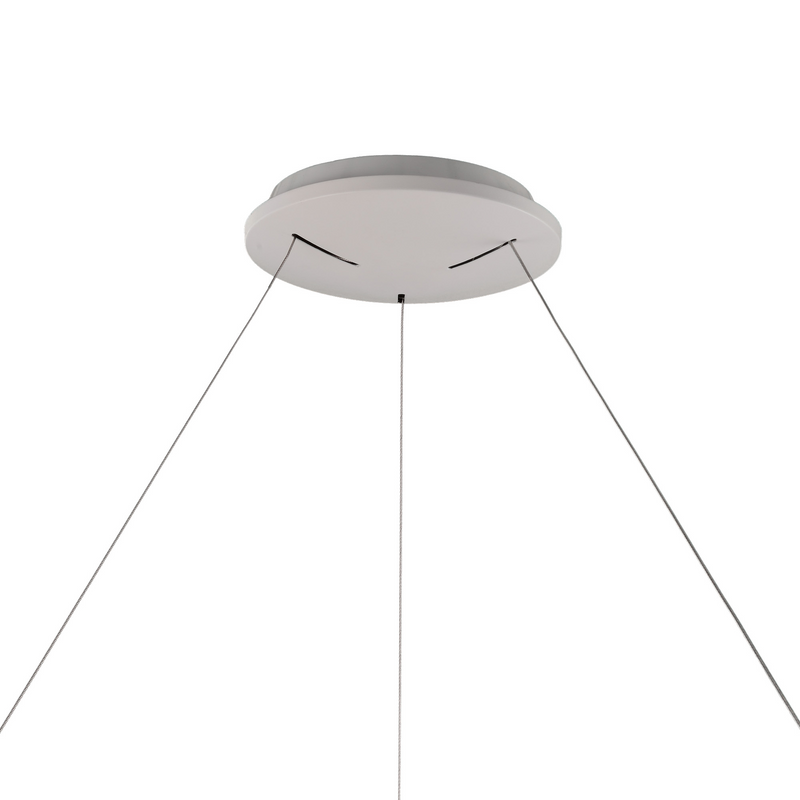 Mantra Fusion M7750 Niseko Ring Pendant 90cm 66W LED, 3000K-6000K Tuneable, 4200lm, Remote Control, White, 3yrs Warranty • M7750