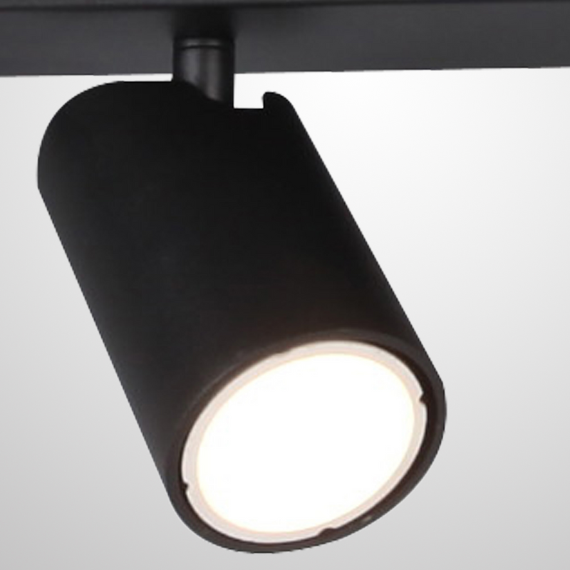 Mantra Fusion M6711 Sal Linear 3 Light Spotlight GU10, Matt Black • M6711