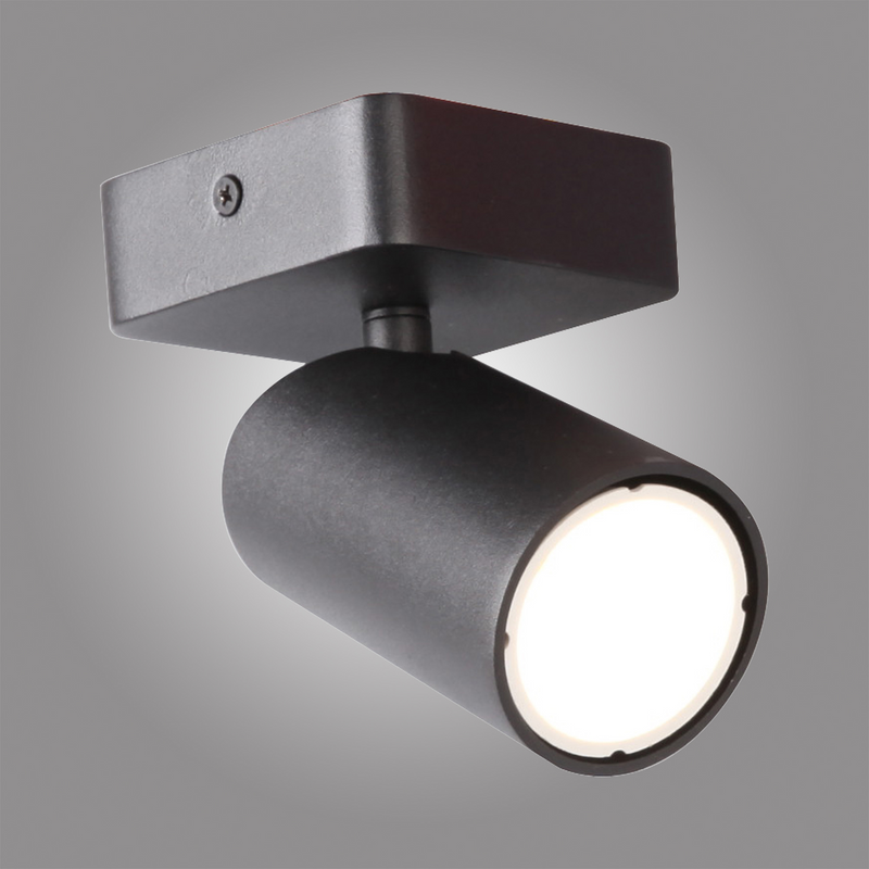 Mantra Fusion M6713 Sal 1 Light Spotlight GU10, Matt Black • M6713