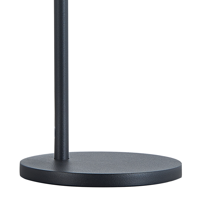 Mantra Fusion M7515 Sal Small Table Lamp With Inline Switch 1 Light GU10, Matt Black • M7515