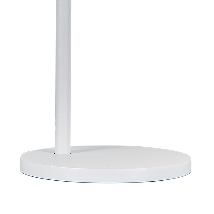 Mantra Fusion M7520 Sal Small Table Lamp With Inline Switch 1 Light GU10, Matt White • M7520