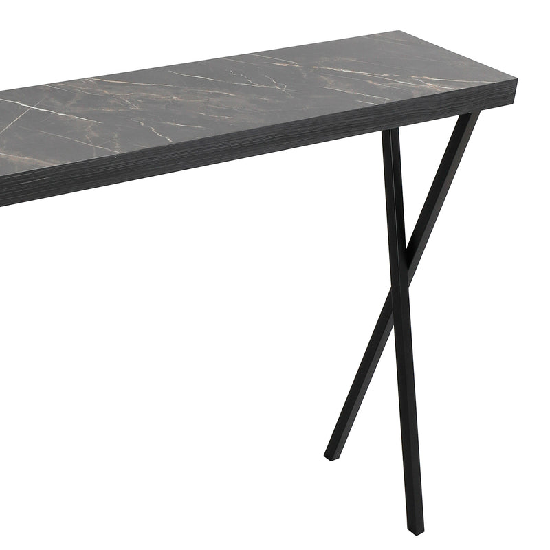Dar Lighting Data Console Table Dark Marble Effect • 001DAT004