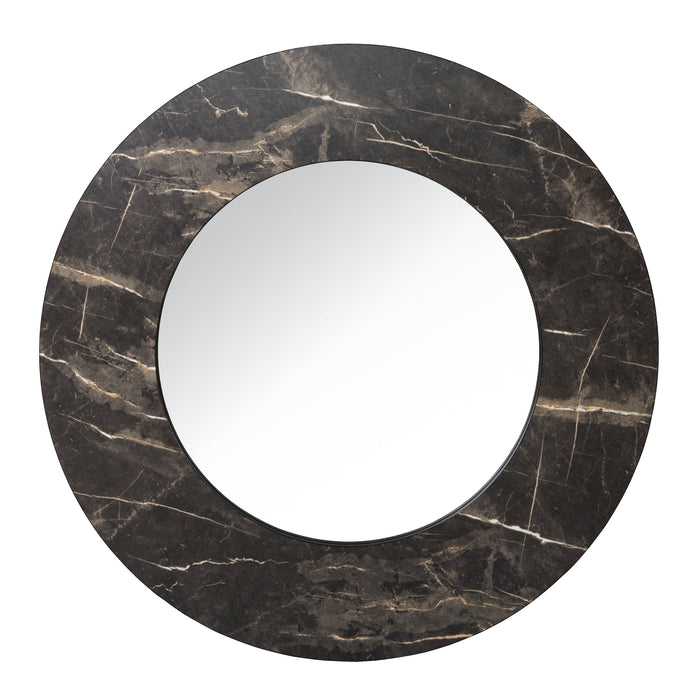 Dar Lighting Juvan Dark Marble Mirror 80cm • 002JUV80