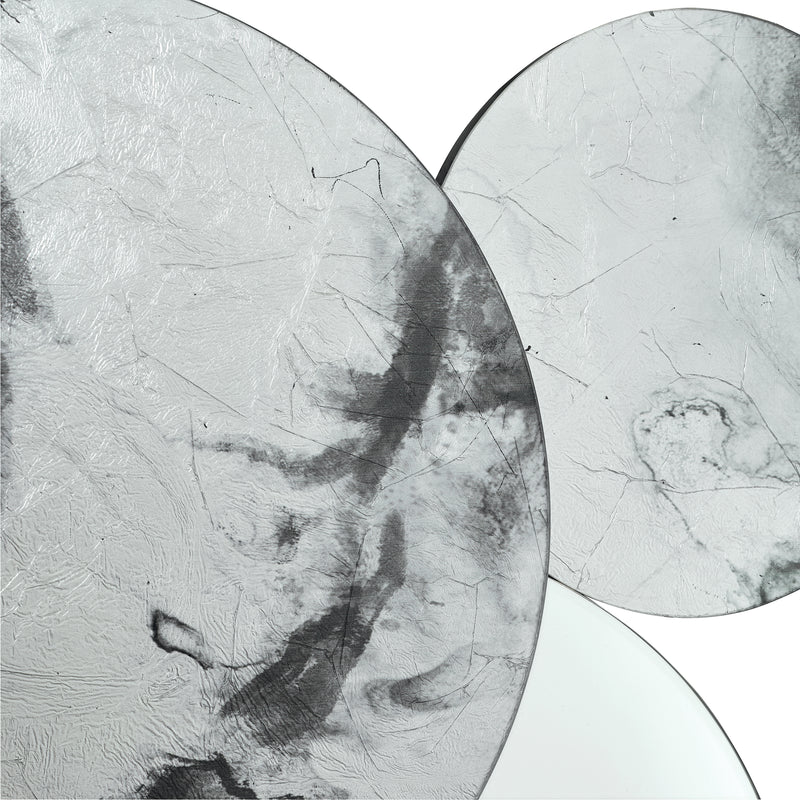 Dar Lighting Meco Rectangle Mirror Black Marble Effect 120 x 70cm • 002MEC12070