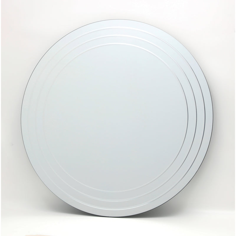 Dar Lighting Meora Round Bevelled Mirror 100cm • 002MEO100