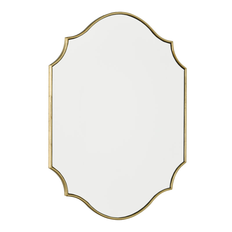 Dar Lighting Ruggiero Rectangle Mirror With Gold Foil Detail 70 x 50cm • 002RUG7050