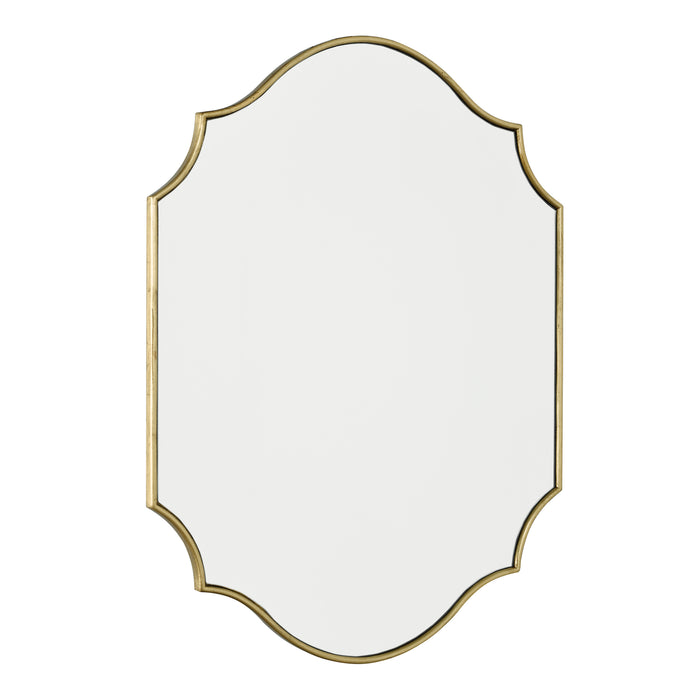 Dar Lighting Ruggiero Rectangle Mirror With Gold Detail 70 x 50cm • 002RUG7050