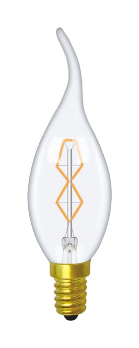 Luxram Rustica Candle Tips/S E14 Clear 25W  • 015018025