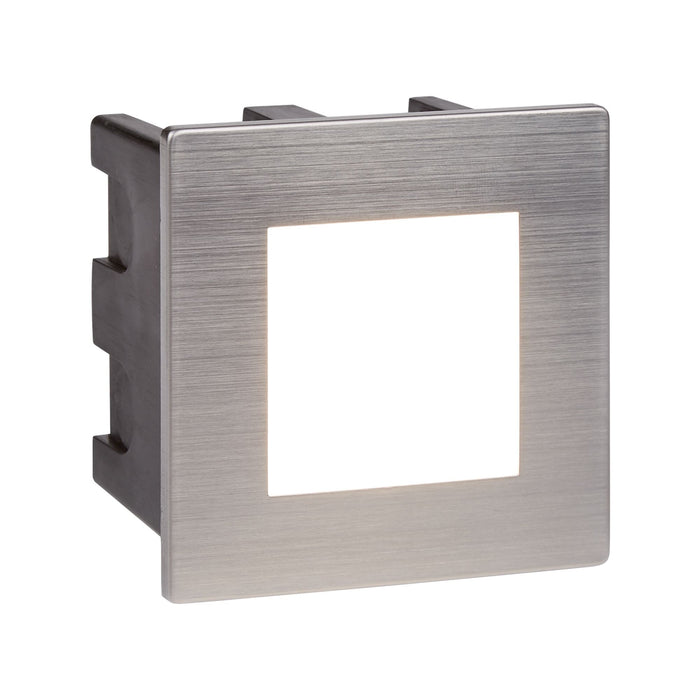 Searchlight Ankle Led Indoor/Outdoor Recessed Square, Stainless Steel, Opal White Diffuser • 0761