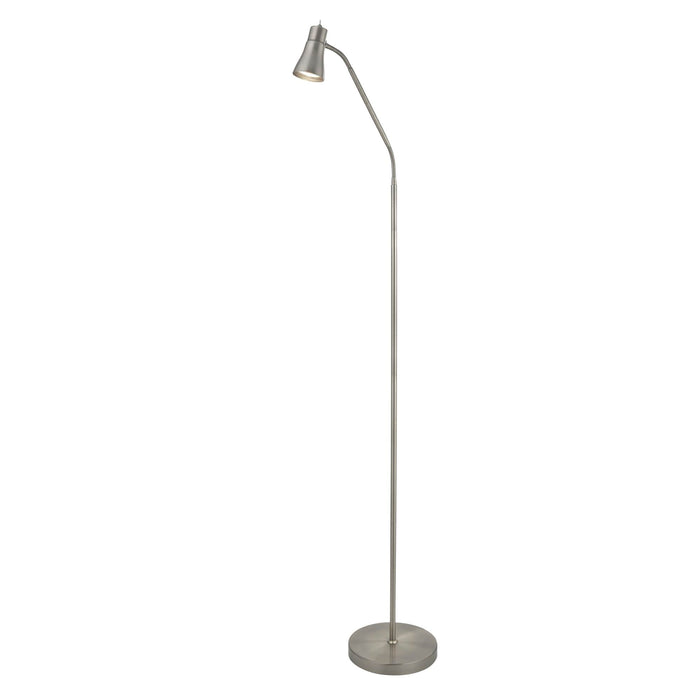 Searchlight Fusion, Floor Lamp 1Lt With Flexi Head, Ss • 1007SS