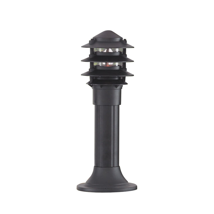 Searchlight Outdoor Posts Lamp/Bollards & Black Pagoda  45Cm Aluminium • 1075-450