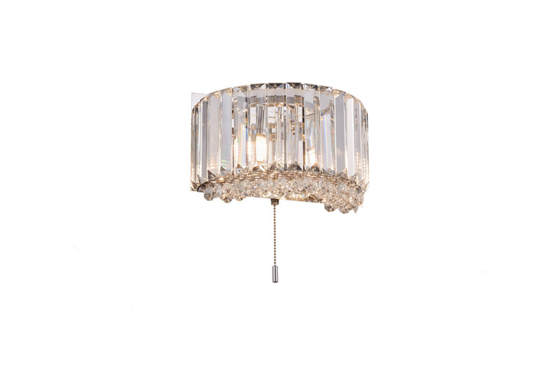 Regal Lighting Appleton 2 Light Round Crystal Wall Light • SLB1024