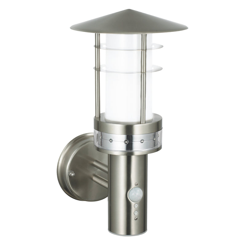 Endon Lighting 13924 Pagoda Stainless Steel LED PIR Outdoor Wall Light