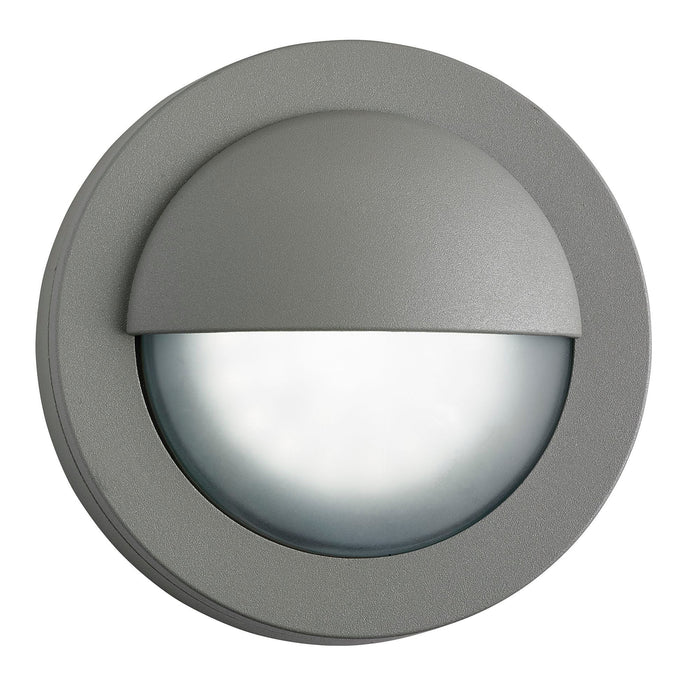 Searchlight Led Outdoor Round, Grey Flush • 1402GY