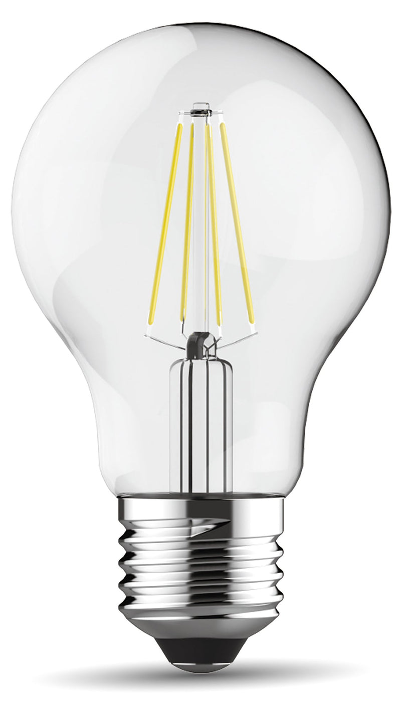 Luxram Value Classic LED GLS E27 Dimmable 6.5W 3000K Warm White, 806lm, Clear Finish, 3yrs Warranty  • 1410112