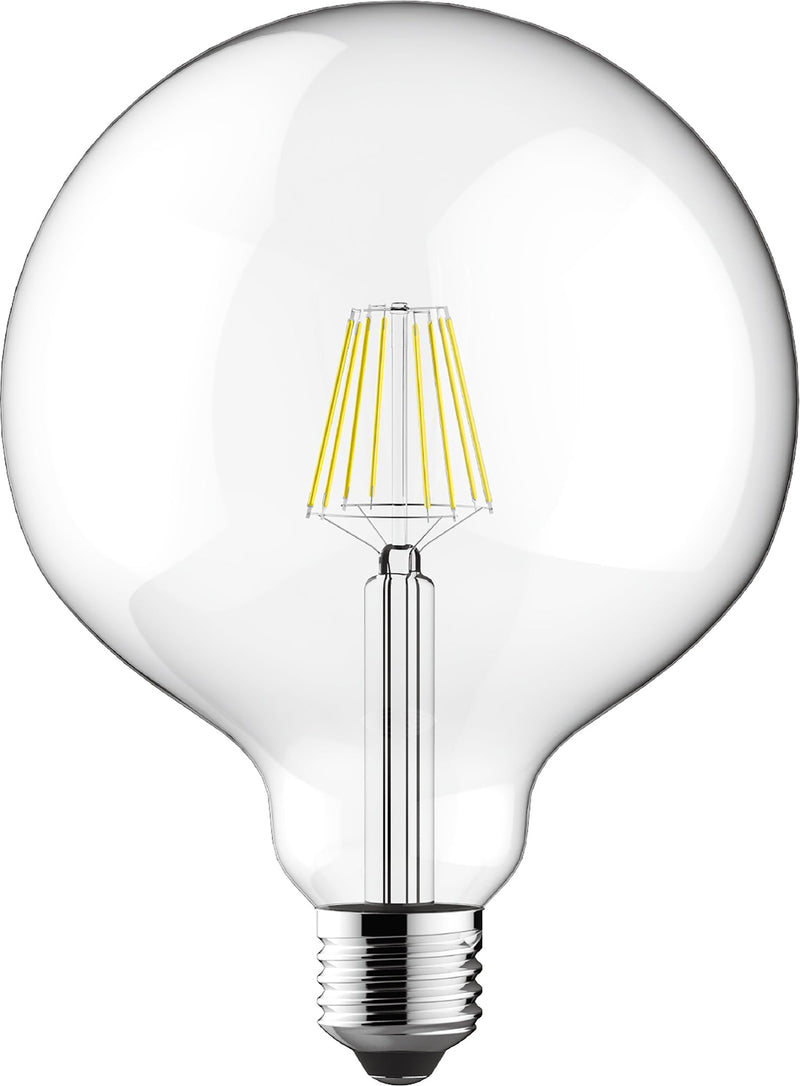 Luxram Classic LED Globe 120mm E27 6.5W 4000K Natural White 806lm Dimmable Clear Finish 3yrs Warranty • 1411373