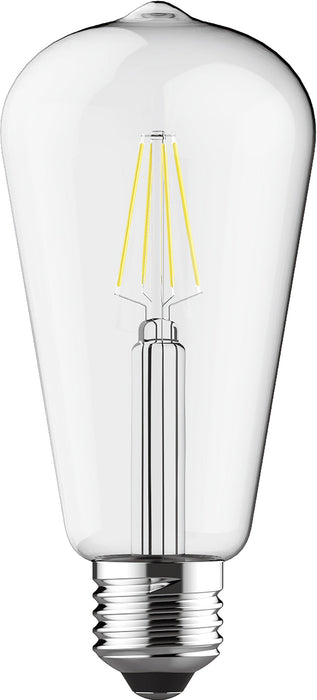 Luxram Value Classic LED Rustica Tradition Tip ST64 E27 4W 2700K Warm White Clear Glass, 3yrs Warranty • 1411451