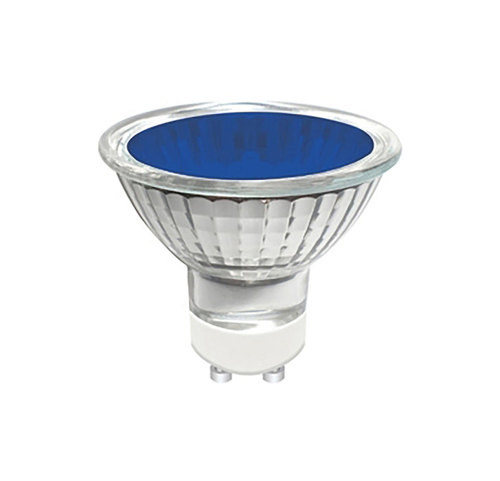 Luxram  GU10 Aluminium 20W Blue 50° Halogen  • 147550203