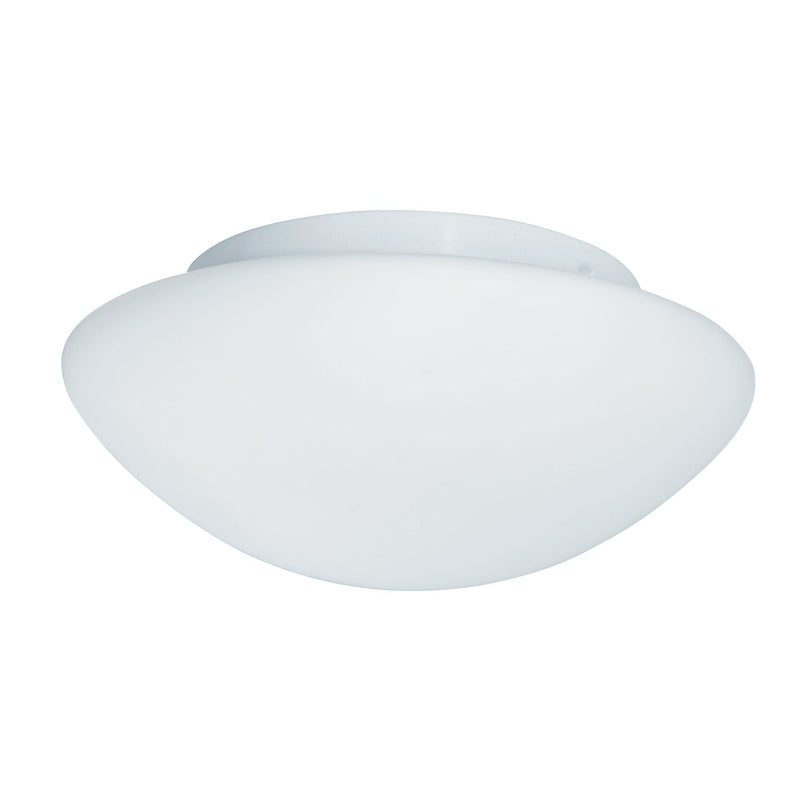 Searchlight Tokyo Bathroom Flush Ip44 1Lt - White Opal Glass Ftg 23Cm • 1910-23