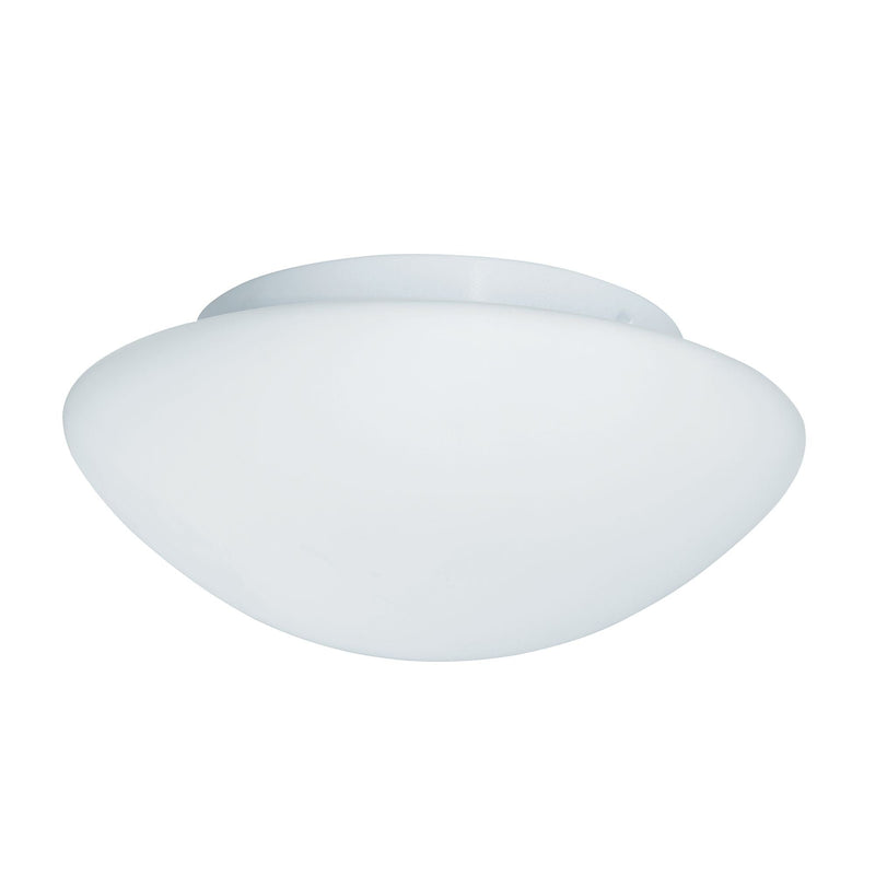 Searchlight Tokyo Bathroom Flush White Glass  - 35Cm Dia • 1910-35