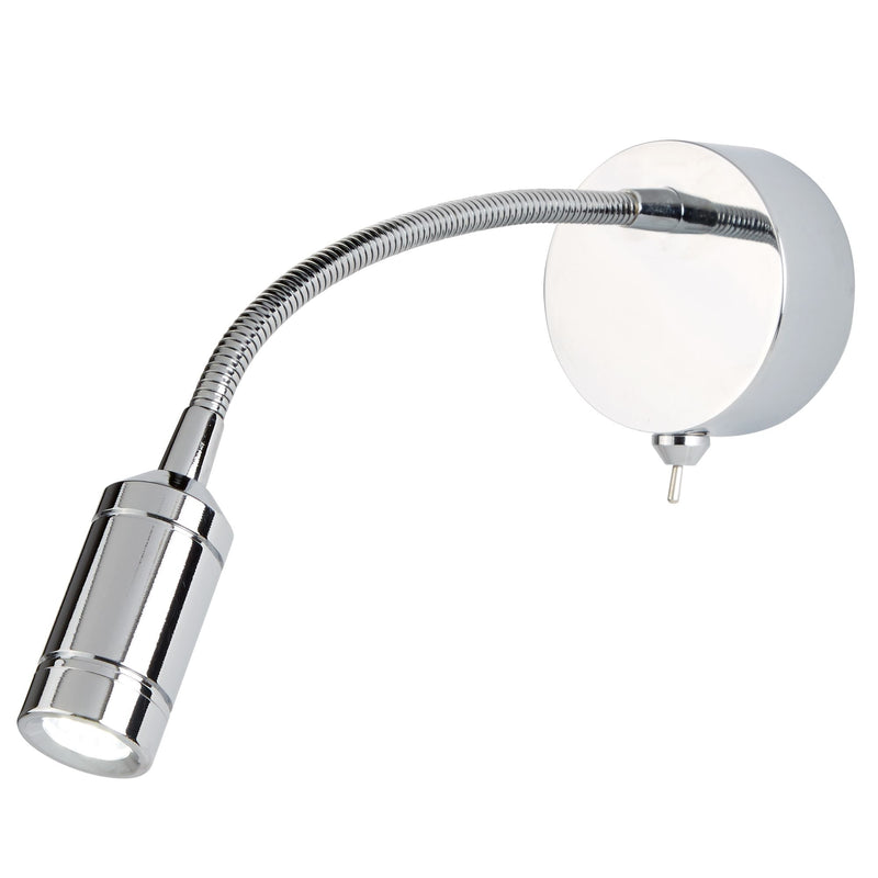 Searchlight Flexy Wall Led Adj Wall Light  - Flexi Arm - Chrome • 2256CC