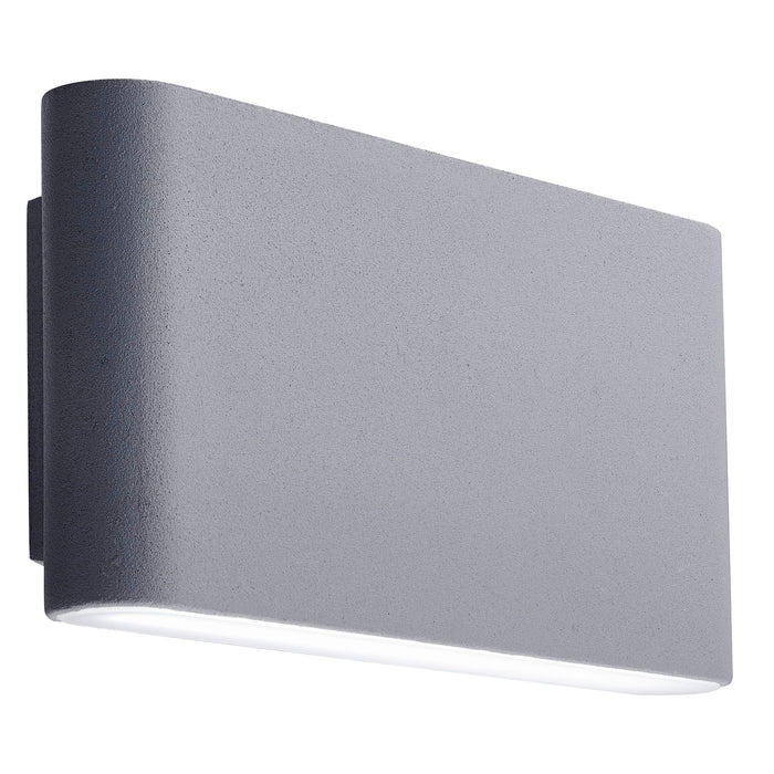Searchlight Led Outdoor Wall Bracket, Grey, Frosted Diffuser • 2562GY