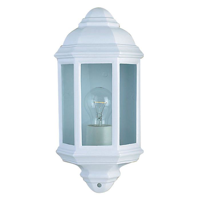 Searchlight Outdoor & Porch Wall Light White Flush • 280WH