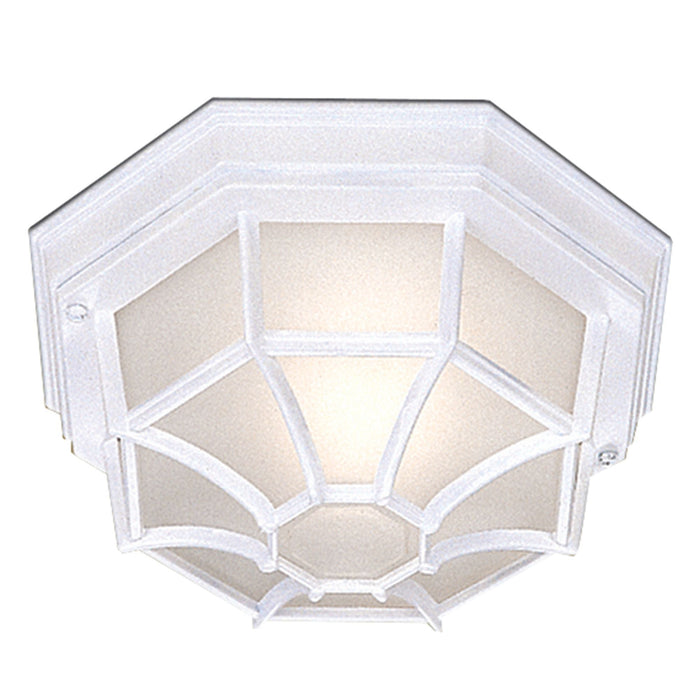 Searchlight Outdoor & Porch - White Flush Light • 2942WH