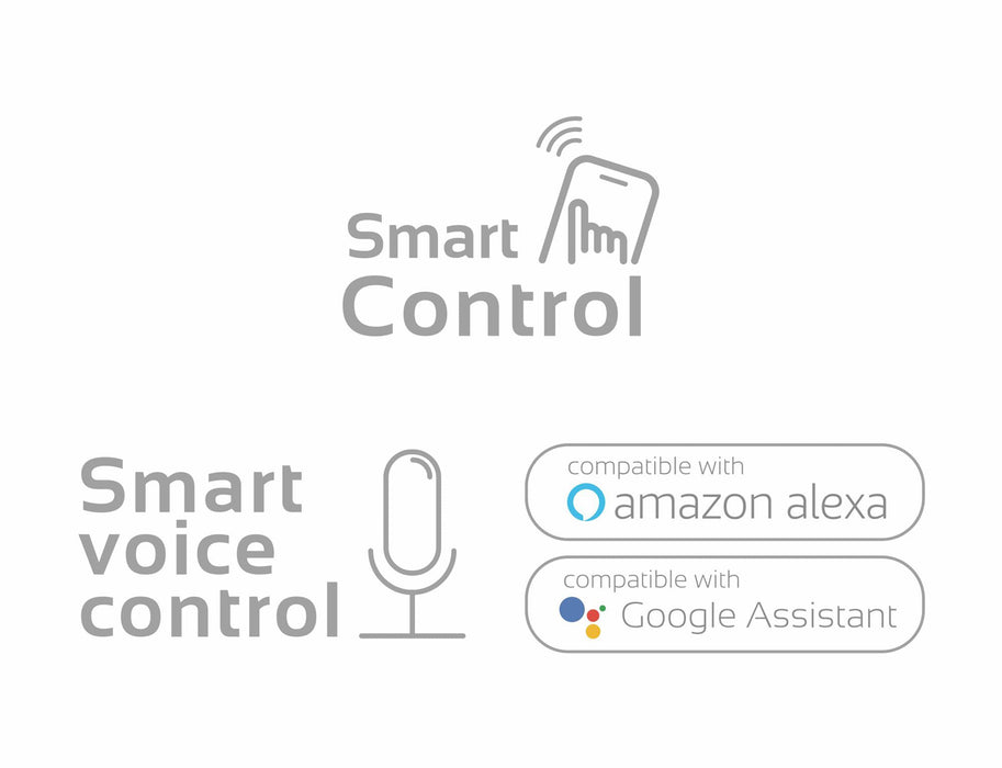 Luxram Digit Wi-Fi LED Smart Lamp,9W E27 GLS, RGB+CCT 2700K-6400K, 806lm, APP Control, Alexa & Google Voice Control, 3yrs Warranty • 3040002