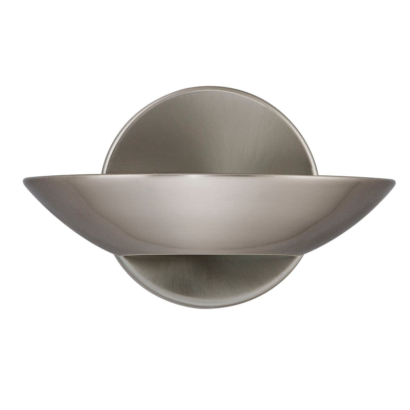 Searchlight Sardina Wall Bracket Led Uplight, Satin Silver, Frosted Glass • 3209SS