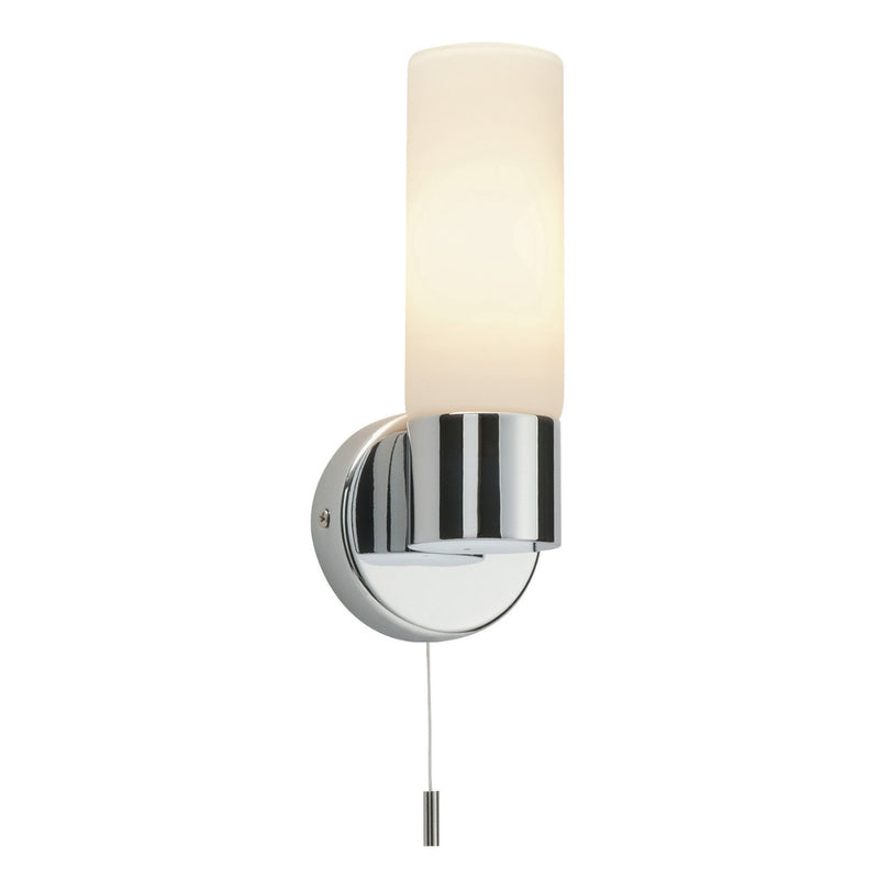 Endon Lighting 34483 Pure Single Light Polished Chrome Switched Wall light