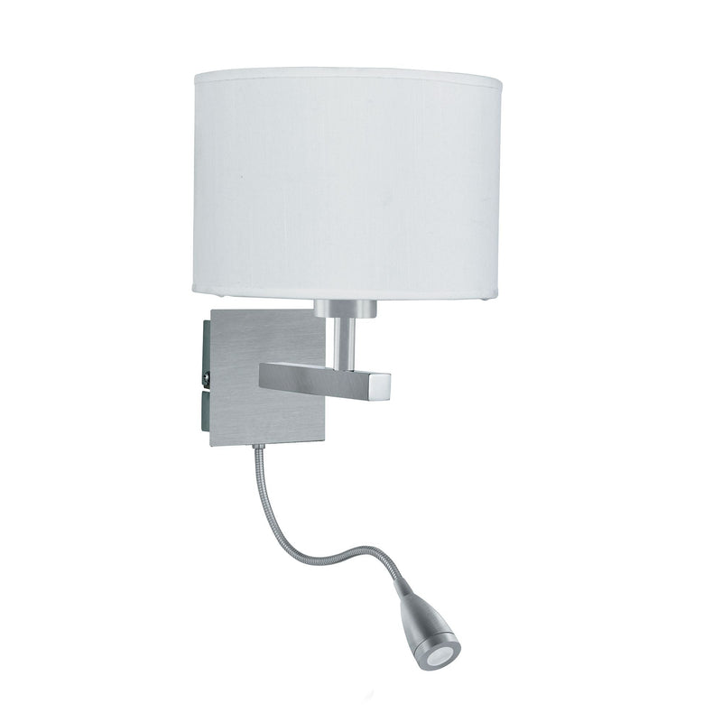 Searchlight Hotel Wall Light - Dual Arm Ss- Led Flexi Arm • 3550SS