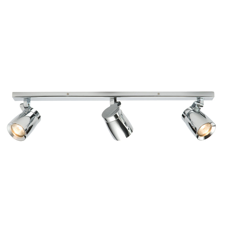 Endon Lighting 39168 Knight 3 Light Polished Chrome Spotlight