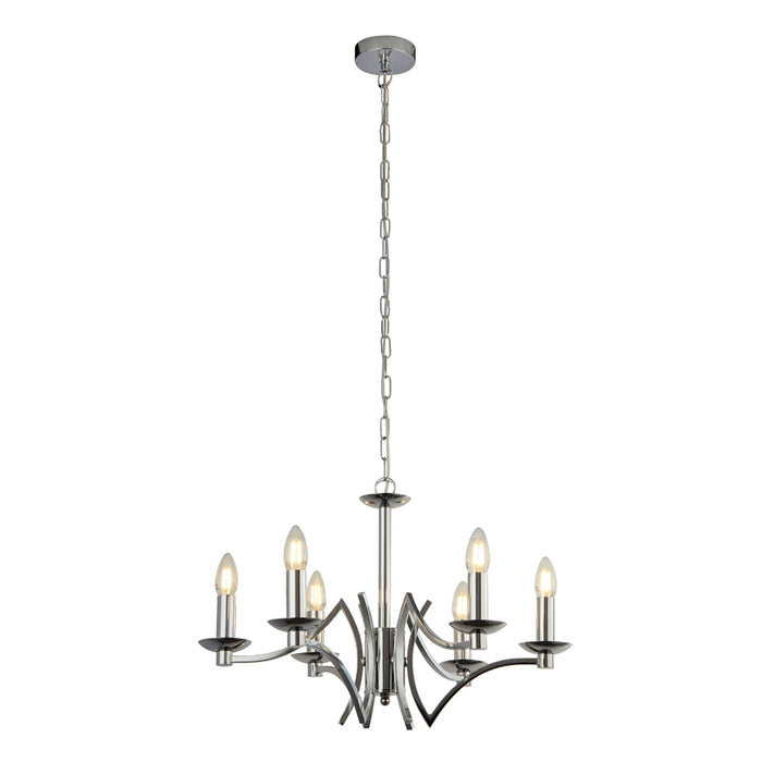 Searchlight Ascot 6Lt Pendant • 41312-6CC