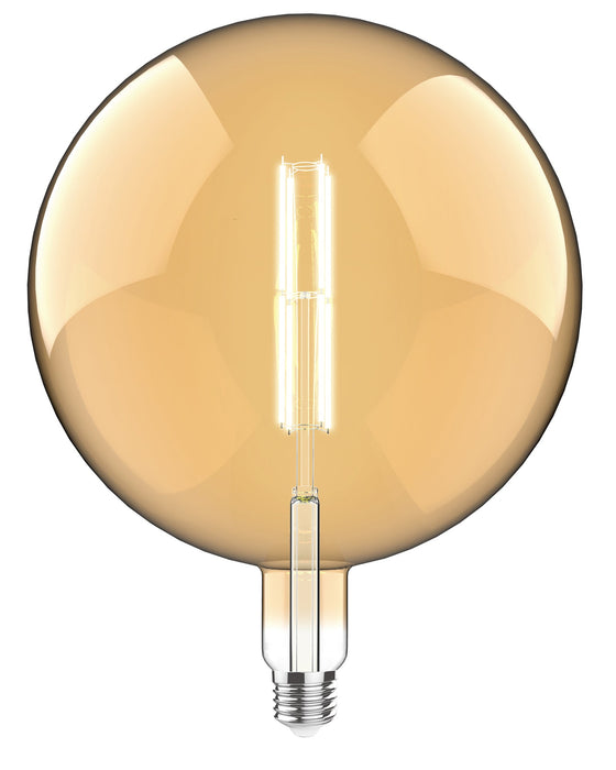 Luxram Classic Style LED Type K1 E27 Dimmable 220-240V 4W 2100K, 200lm, Amber Finish, 3yrs Warranty • 4300242