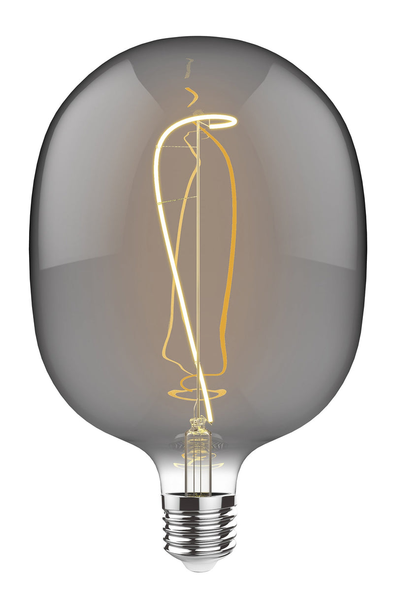 Luxram Classic Style LED Type M E27 Dimmable 220-240V 4W 2100K, 120lm, Smoke Finish, 3yrs Warranty  • 4300301