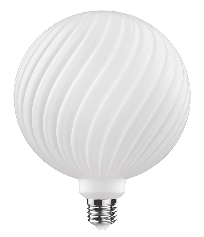 Luxram Classic Style LED Type O E27 Dimmable 220-240V 4W 2700K, 320lm, Opal Finish, 3yrs Warranty • 4300353