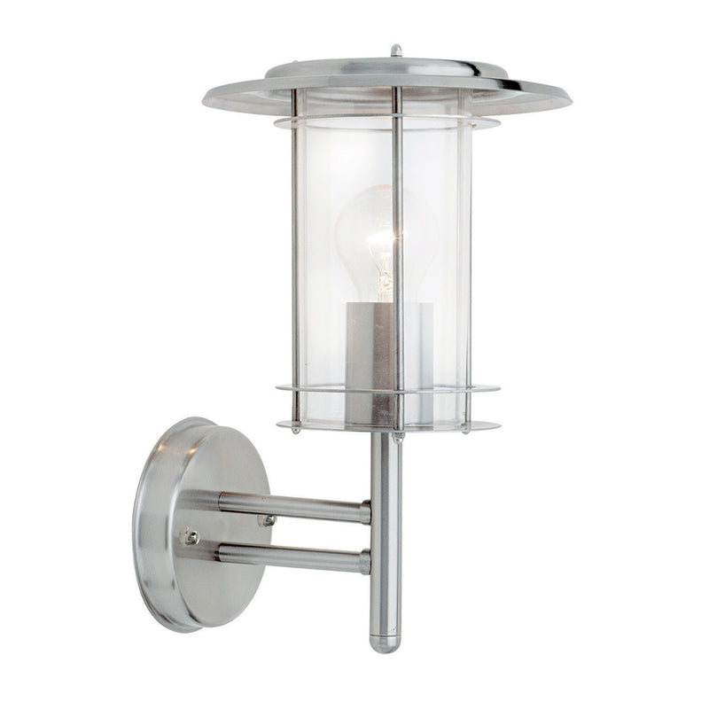 Endon Lighting 4478182 York Single Light Stainless Steel Outdoor Wall Light