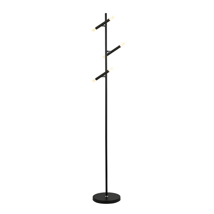 Searchlight Wands 3Lt Led Floor Lamp - Black • 4869BK