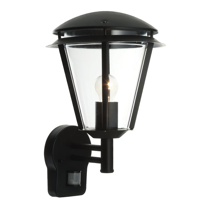 Endon Lighting 49946 Inova Black PIR Outdoor Wall Light
