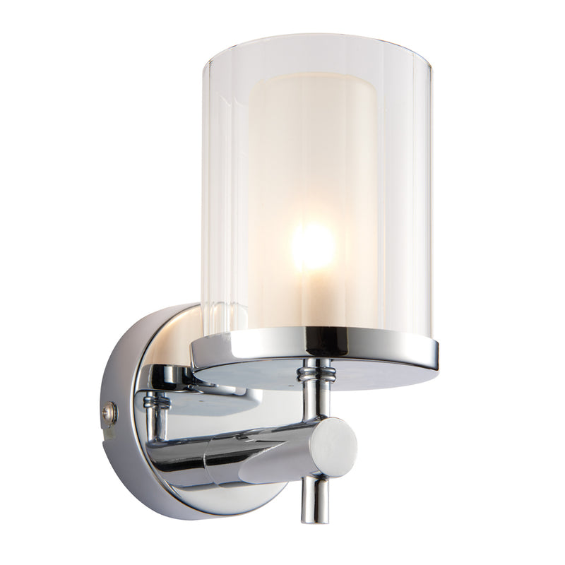 Endon Lighting 51885 Britton Single Light Polished Chrome Wall light