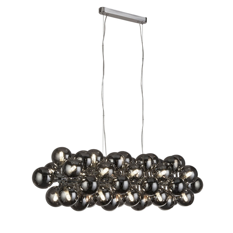 Searchlight Berry 25Lt Smoked Glass Pendant • 52131-25SM