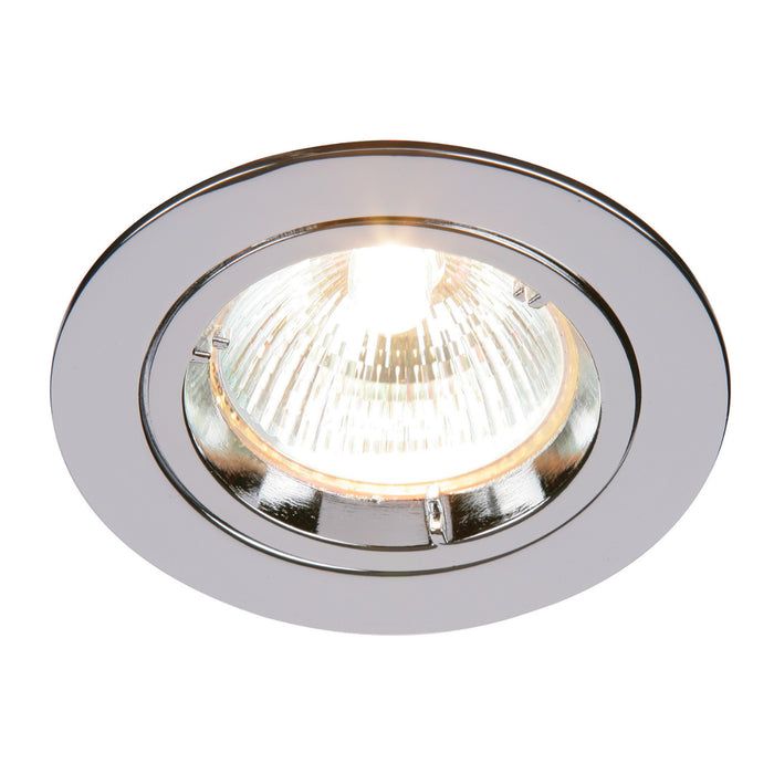 Saxby Lighting 52329 Cast Fixed Recessed Downlight Chrome Finish