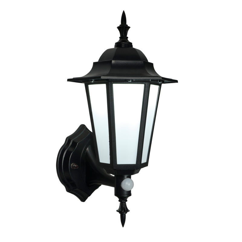 Endon Lighting 54555 Evesham Matt Black LED PIR Outdoor Wall Light