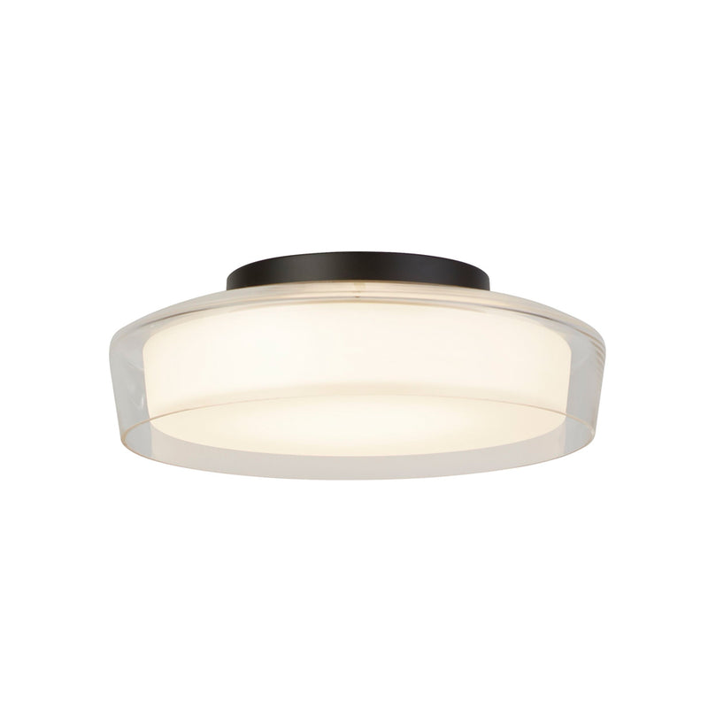 Searchlight Puck 1Lt Bathroom Ceiling Light, Matt Black • 60961BK
