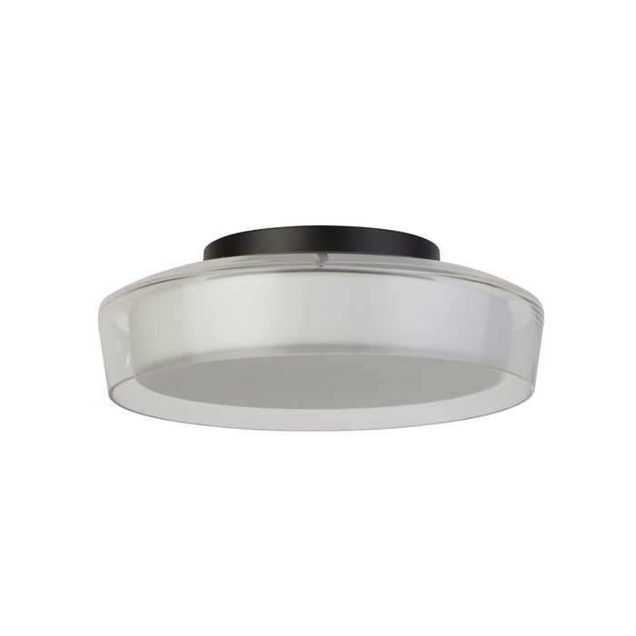 Searchlight Puck 1Lt Bathroom Ceiling Light, Matt Black • 60961BK