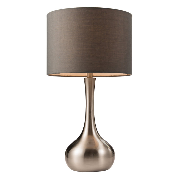 Endon Lighting 61192 Piccadilly Touch Table Lamp Satin Nickel Finish