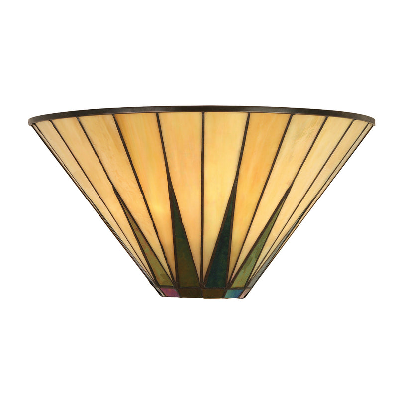 Dark Star Single Light Tiffany Wall Light