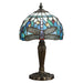 Dragonfly Blue Intermediate Tiffany Table Lamp