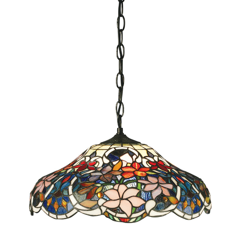 Sullivan Medium Single Light Tiffany Pendant Ceiling Light